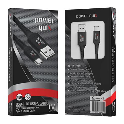 PQ 1M Cable USB-C To USB-A