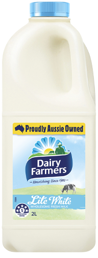 2L Dairy Farmers Light White Milk