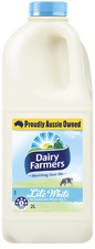 2L Dairy Farmers Light White Milk