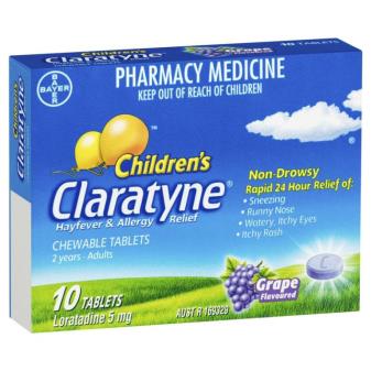 CLARATYNE HAYFEVER CHILDREN 10S