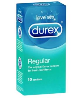 DUREX CONDOMS REGULAR 10PK