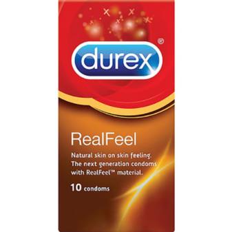 DUREX CONDOMS REAL FEEL 10PK