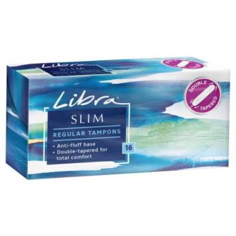 LIBRA SLIM MINI TAMPONS  16PK