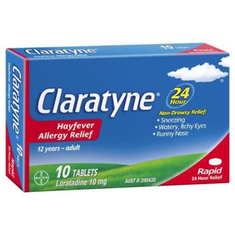 CLARATYNE HAYFEVER 10S