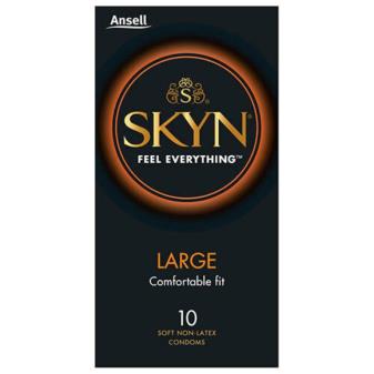 ANSELL SKYN CONDOMS LARGE 10PK