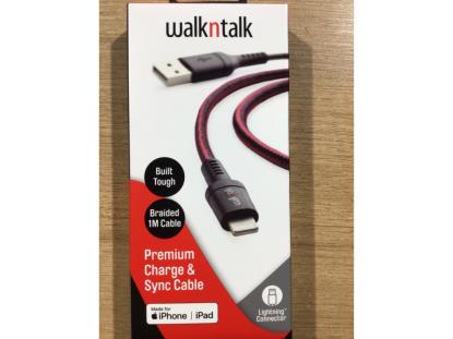 WnT I PHONE LIGHTNING CABLE RED 1M