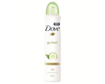 DOVE DEODORANT SPRAY CUCUMBER & GREEN TEA 150ML