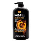 AXE 1L 3 IN 1 BODY FACE HAIR WASH DARK TEMPTATION DARK CHOCOLATE SCENT