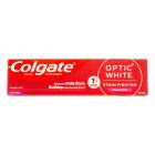 COLGATE 140g TOOTHPASTE OPTIC WHITE STAIN FIGHTER ENAMEL CARE GENTLE MINT