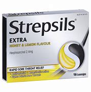 Strepsils Extra Honey Lemon 16