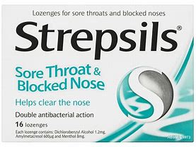 STREPSILS SORE THROAT BLOCKED NOSE