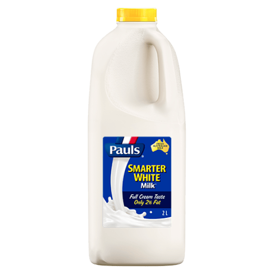 2L Pauls Smarter White 2% Fat Milk