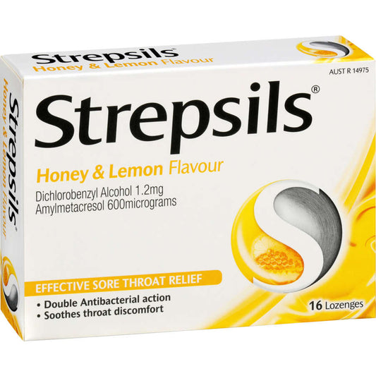 STREPSILS SOOTHING HONEY LEMON