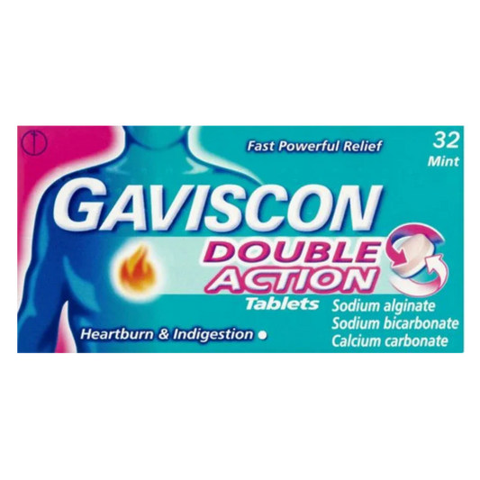 GAVISCON DOUBLE ACTION TAB 32S