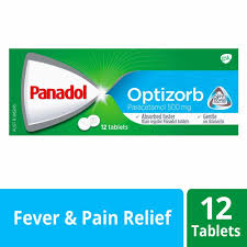 PANADOL WITH OPTIZORB TAB 12S