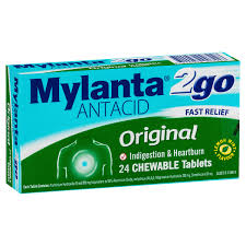 MYLANTA 2GO ANTACID ORIGINAL 24S