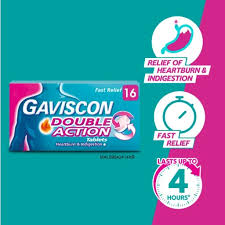 GAVISCON DOUBLE ACTION TAB 16S