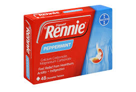 RENNIE TAB PEPPERMINT 48S