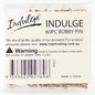 INDULGE HAIR BOBBY PIN ASSORTED COLOURS IN DISPLAY BOX 60PK