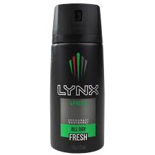 LYNX AFRICA BODY SPRAY  100G