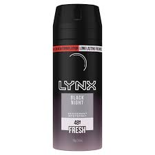 LYNX BLACK NIGHT BODY SPRAY  100G