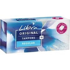 LIBRA ORIGINAL REGULAR TAMPONS  16 PK