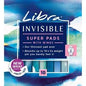 LIBRA INVISIBLE PADS WINGS SUPER  10PK