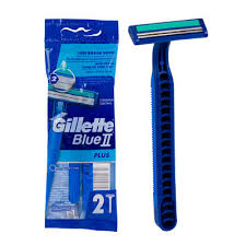 GILLETTE BLUE II PLUS RAZOR 2 PACK – Distribution Plus